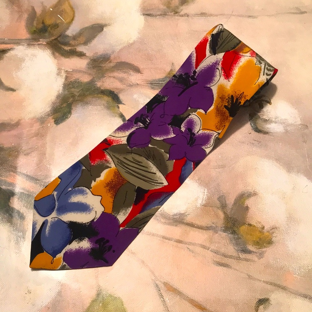 Ted Lapidus silk tie